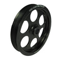 KRC Power Steering Serpentine Power Steering Pulley 6-Rib Press-On 6" Diameter - Aluminum