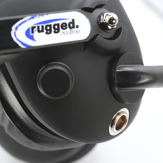 Rugged Radios H43-BLK-K Racing Headset