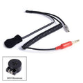 NASCAR 3C Wired Helmet Kit with Mic, 3.5mm Earbud Jack & Coil Cord by Rugged Rad